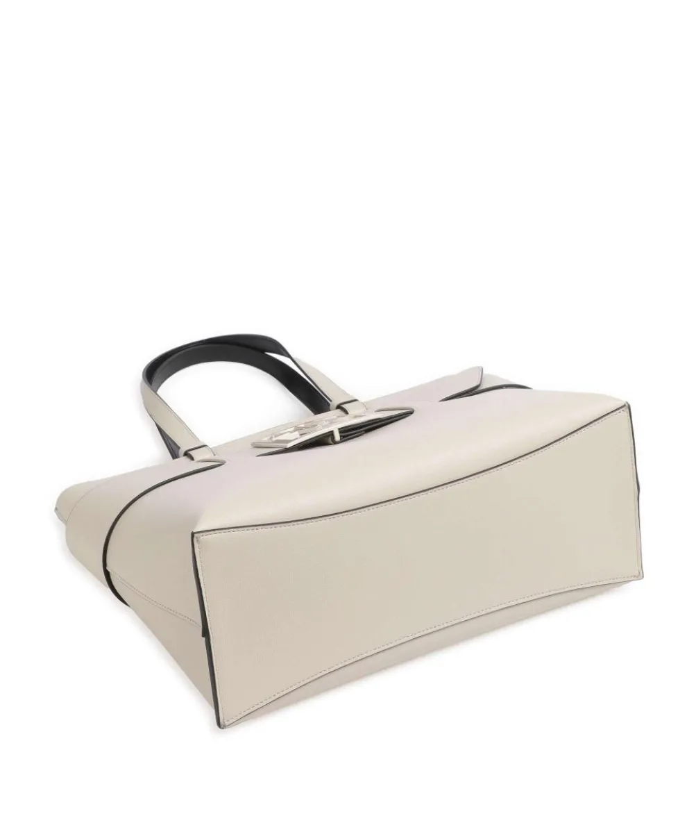 Susie S Shopper Lederimitat elfenbein