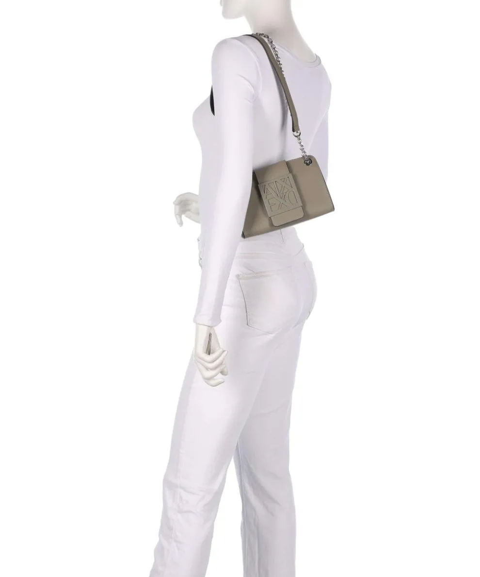 Susie Schultertasche Lederimitat taupe