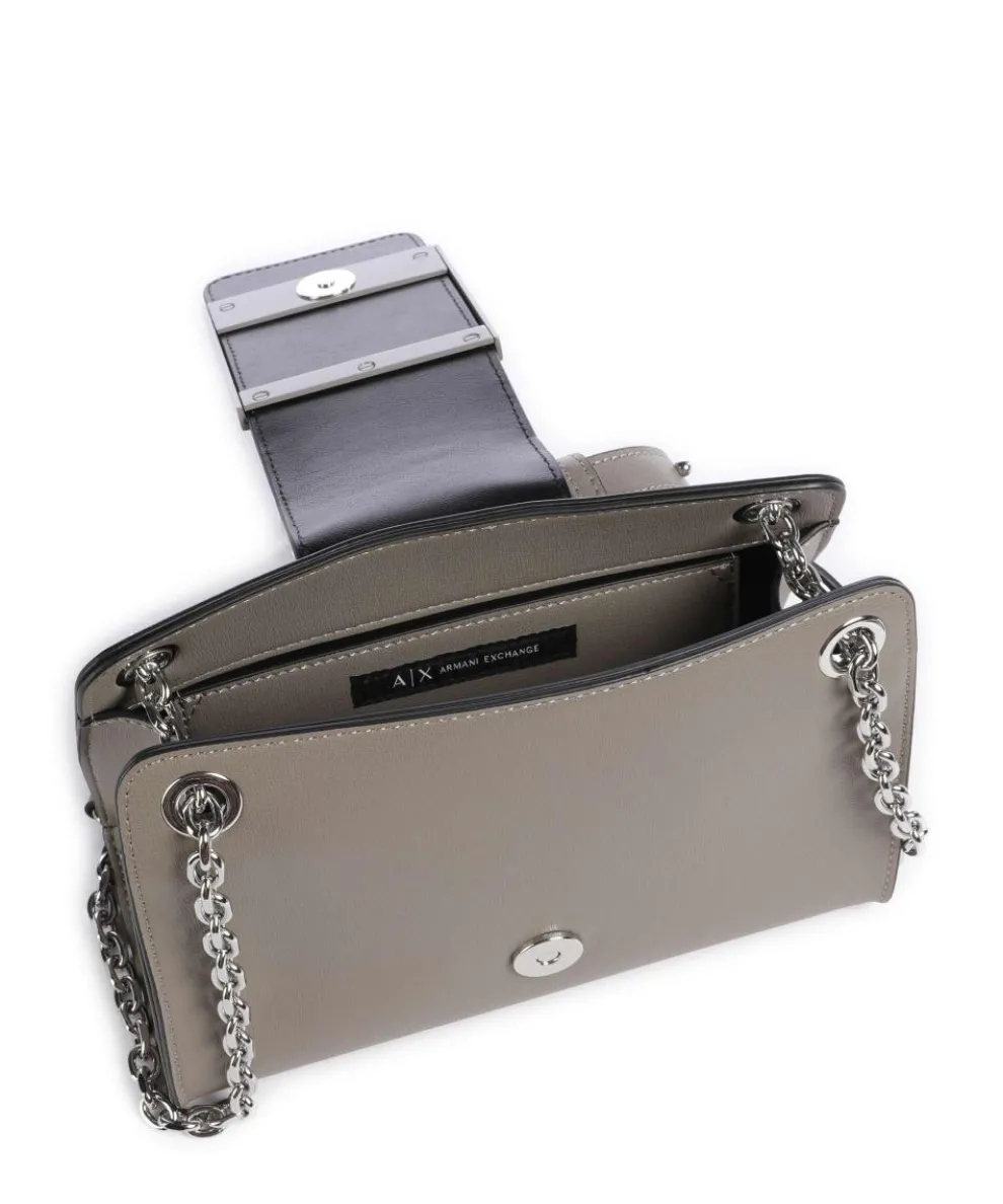 Susie Schultertasche Lederimitat taupe