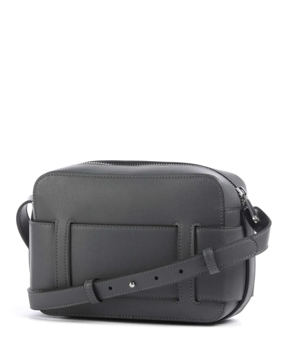 Susie Umhängetasche Lederimitat dunkelgrau