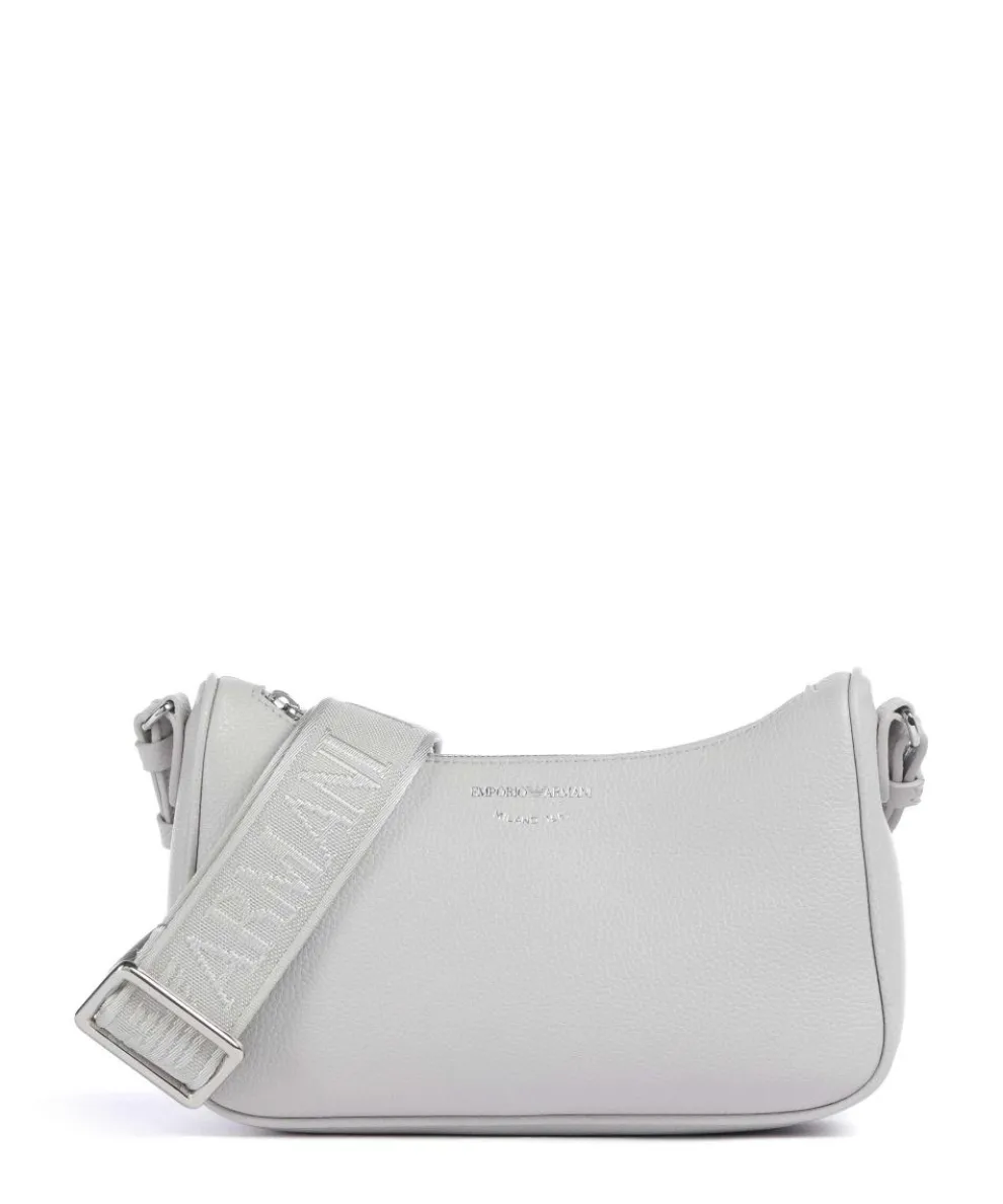 Lilly Umhängetasche Lederimitat hellgrau