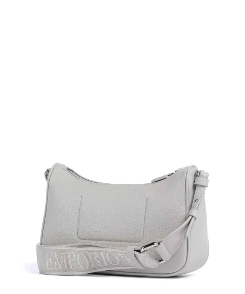 Lilly Umhängetasche Lederimitat hellgrau