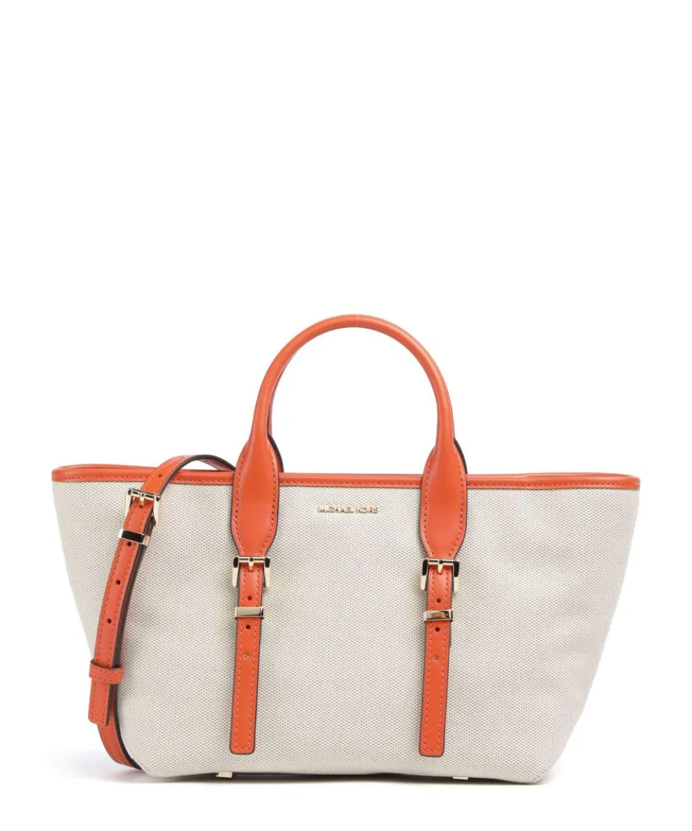 Moore Handtasche Canvas beige/orange