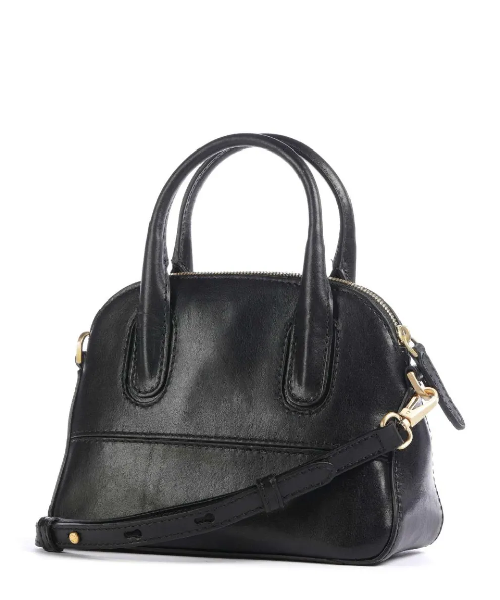 Iolanda Handtasche fein genarbtes Rindsleder schwarz