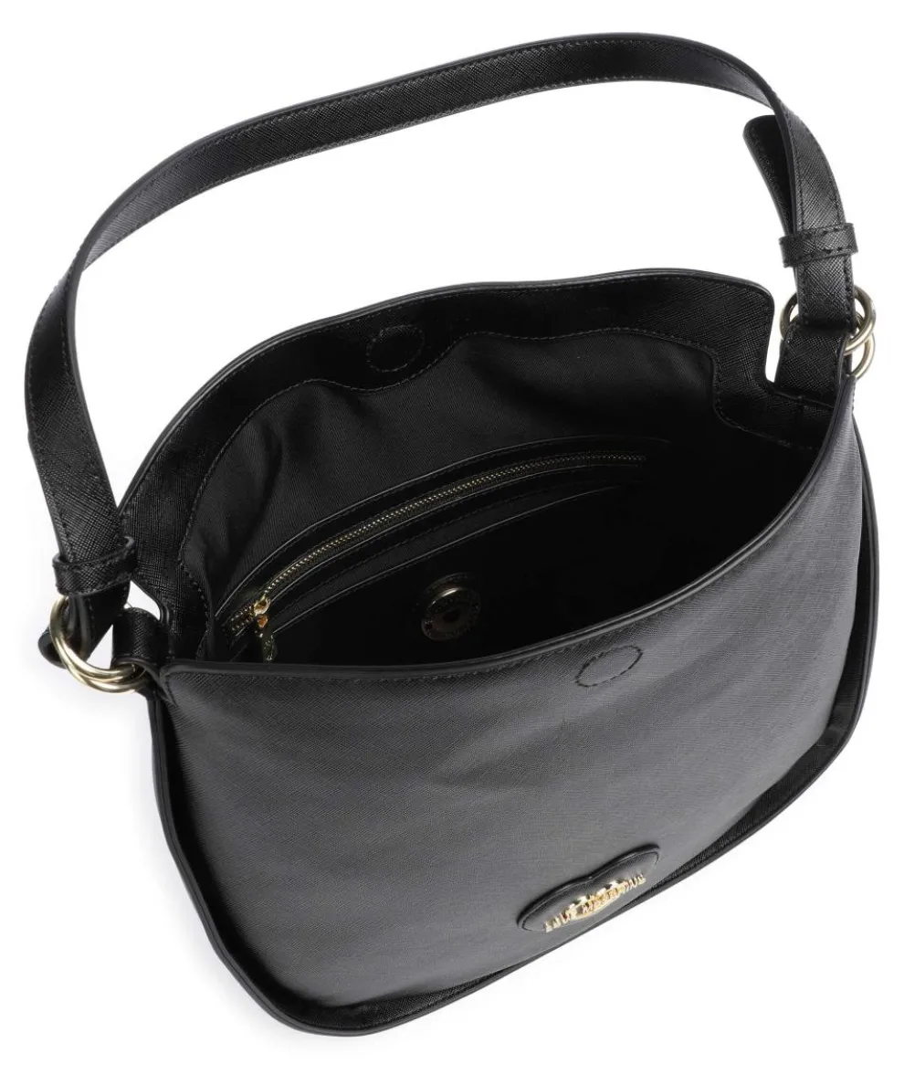 Sweet Heart Beuteltasche Lederimitat schwarz