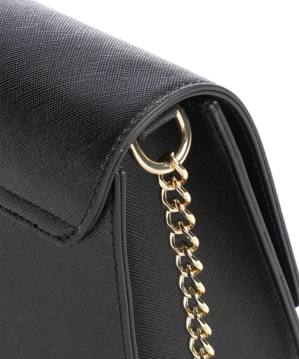 Sweet Heart Schultertasche Lederimitat schwarz