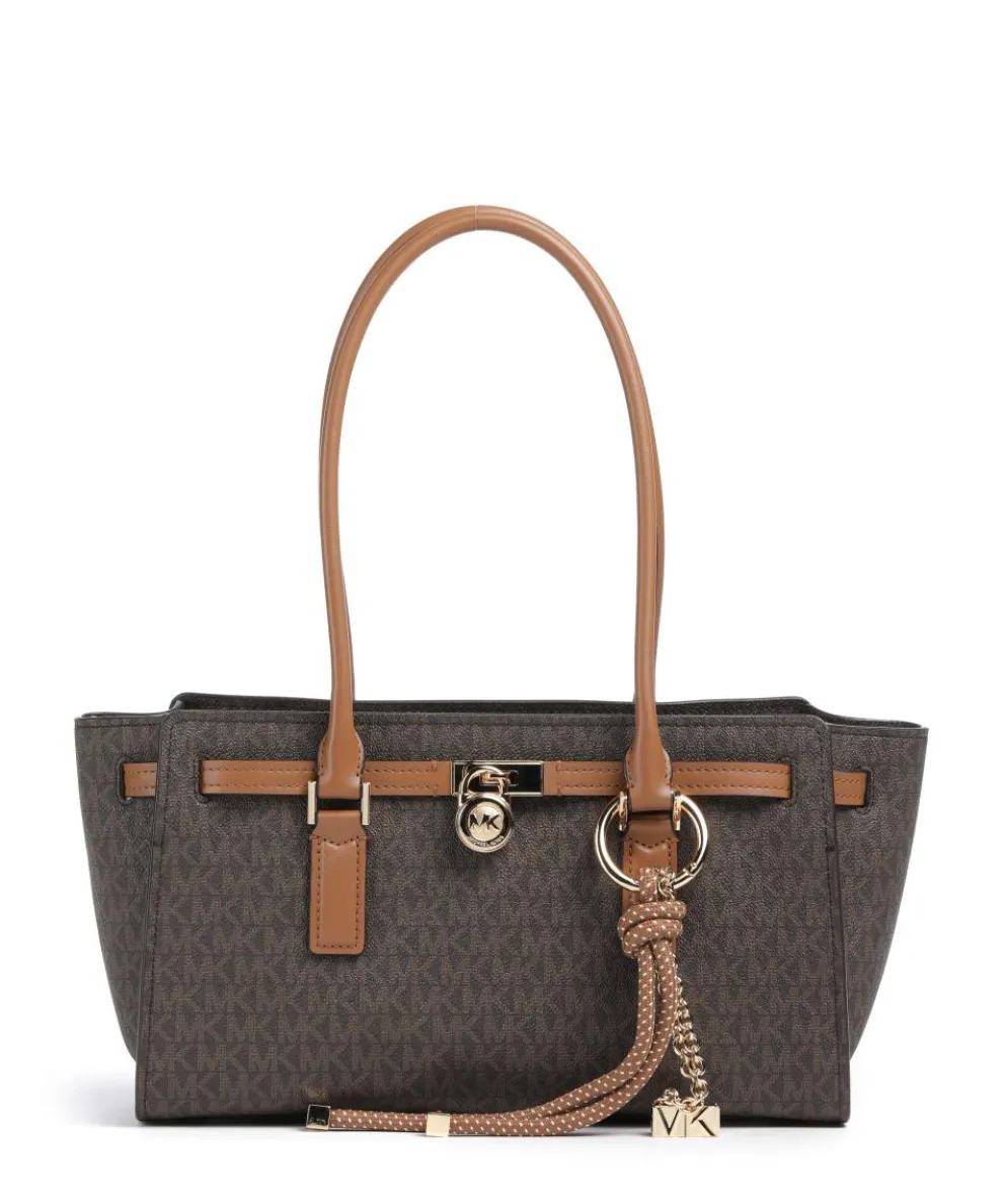 Hamilton Small Schultertasche Lederimitat dunkelbraun