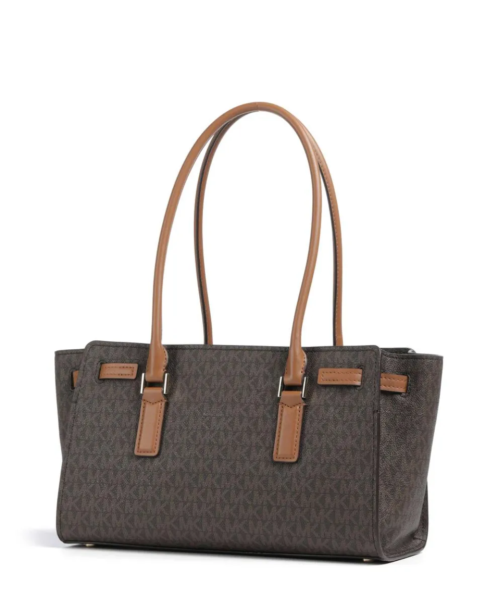 Hamilton Small Schultertasche Lederimitat dunkelbraun