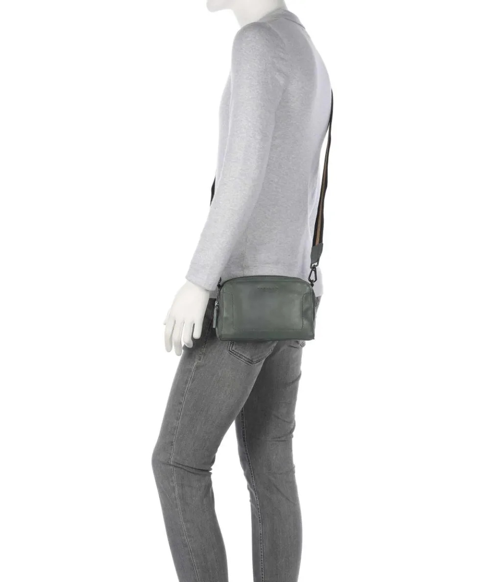 Caugio Umhängetasche weiches Rindsleder grün