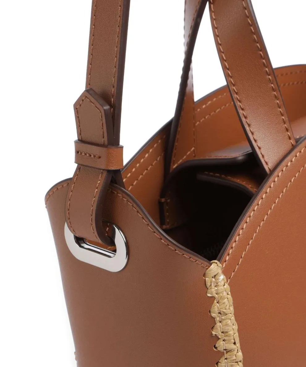 K/Circle Handtasche fein genarbtes Rindsleder braun