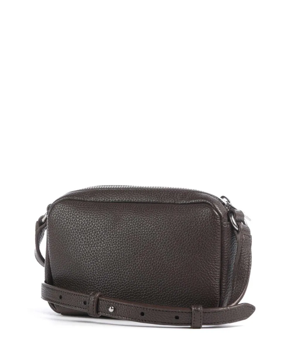 Nicole Umhängetasche Lederimitat dunkelbraun