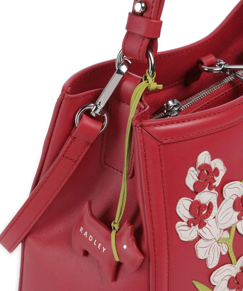 Lunar New Year Handtasche fein genarbtes Rindsleder rot