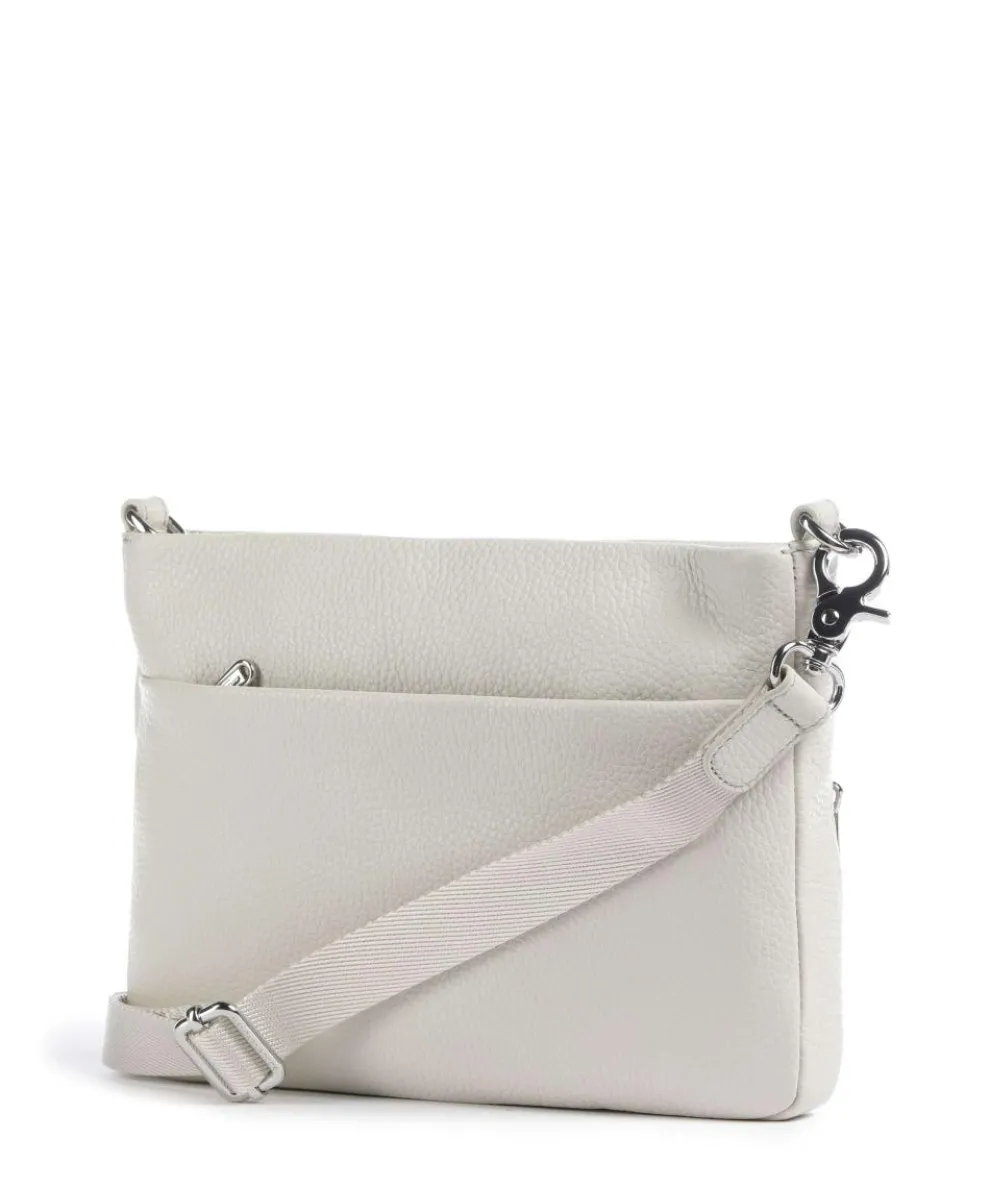 Mellow Leather Umhängetasche genarbtes Kalbsleder creme