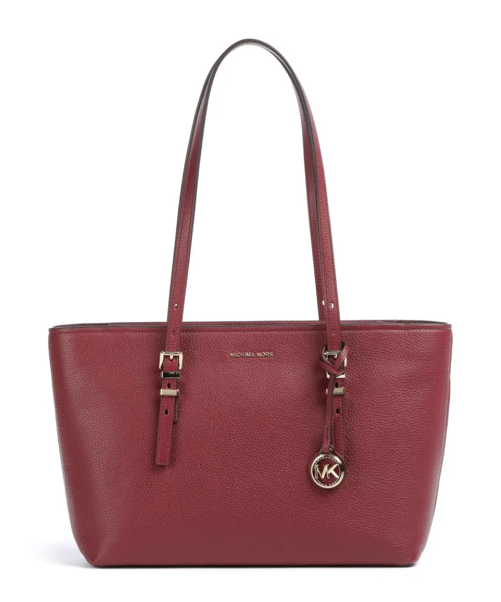 Quinn Medium Shopper fein genarbtes Rindsleder wein