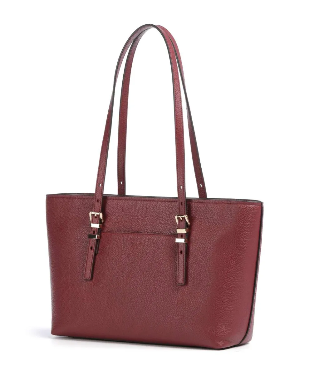 Quinn Medium Shopper fein genarbtes Rindsleder wein