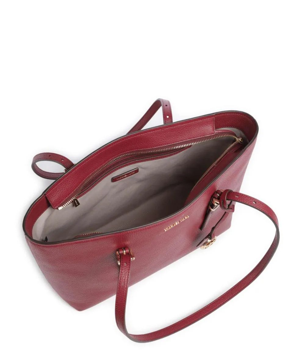 Quinn Medium Shopper fein genarbtes Rindsleder wein