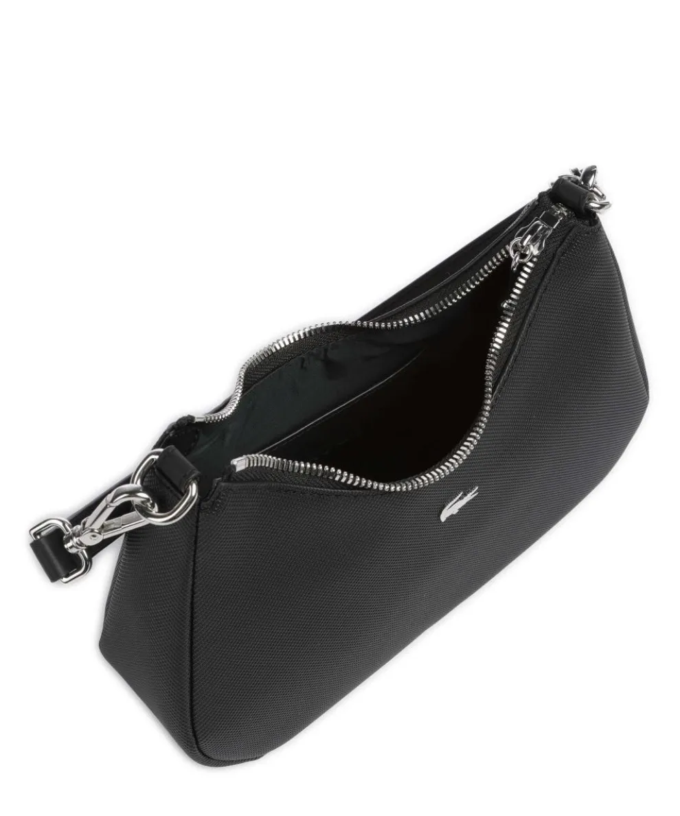 Daily City Schultertasche Lederimitat schwarz