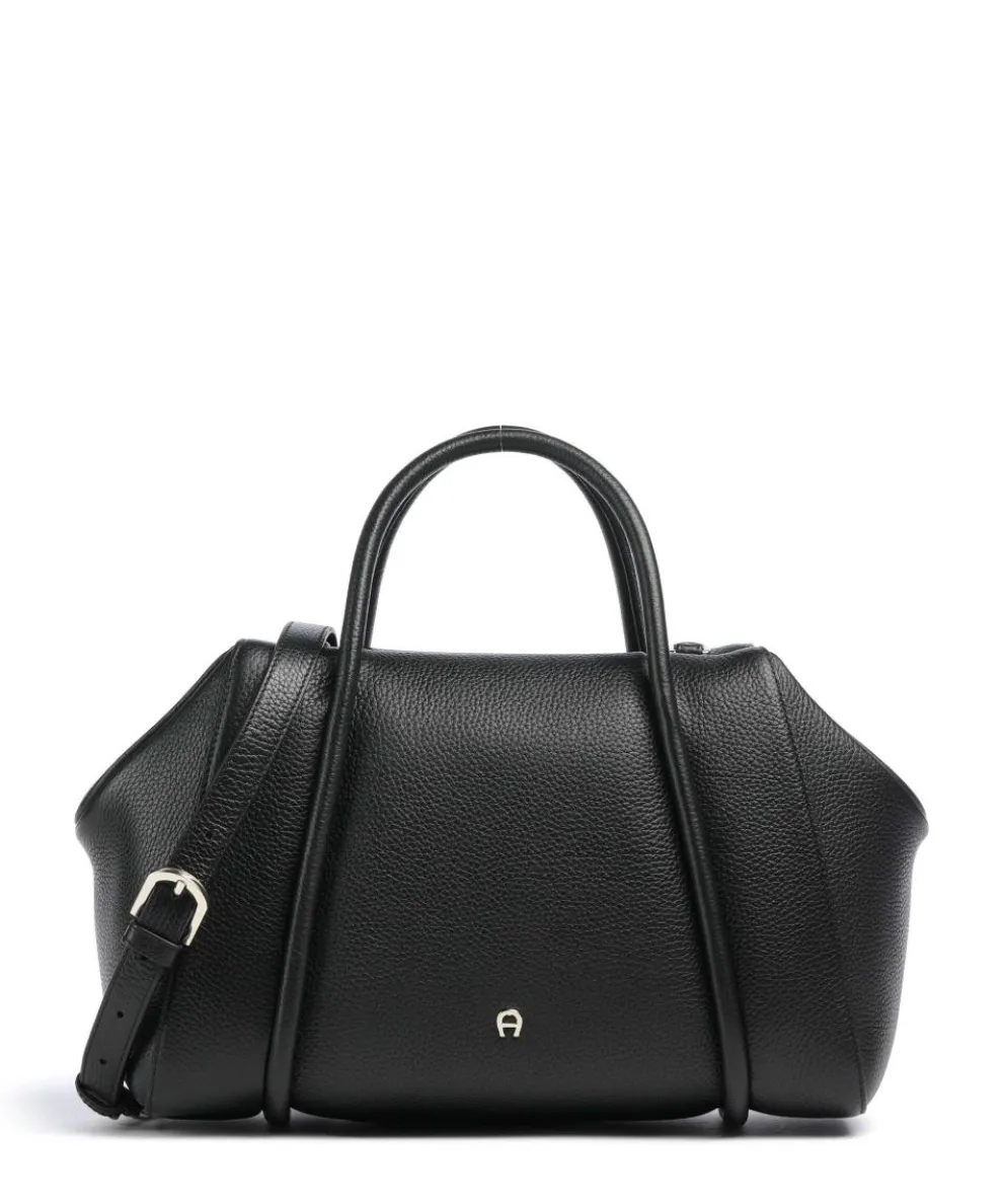 Juliette M Handtasche genarbtes Rindsleder schwarz