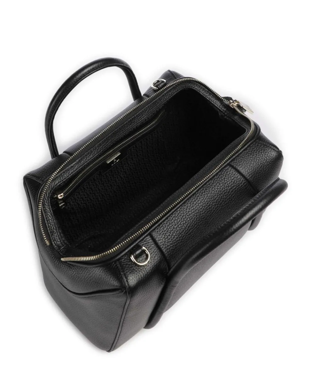 Juliette M Handtasche genarbtes Rindsleder schwarz