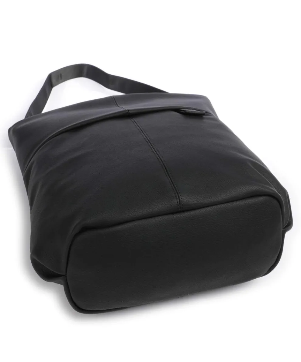 Mademoiselle M140 Beuteltasche Lederimitat schwarz