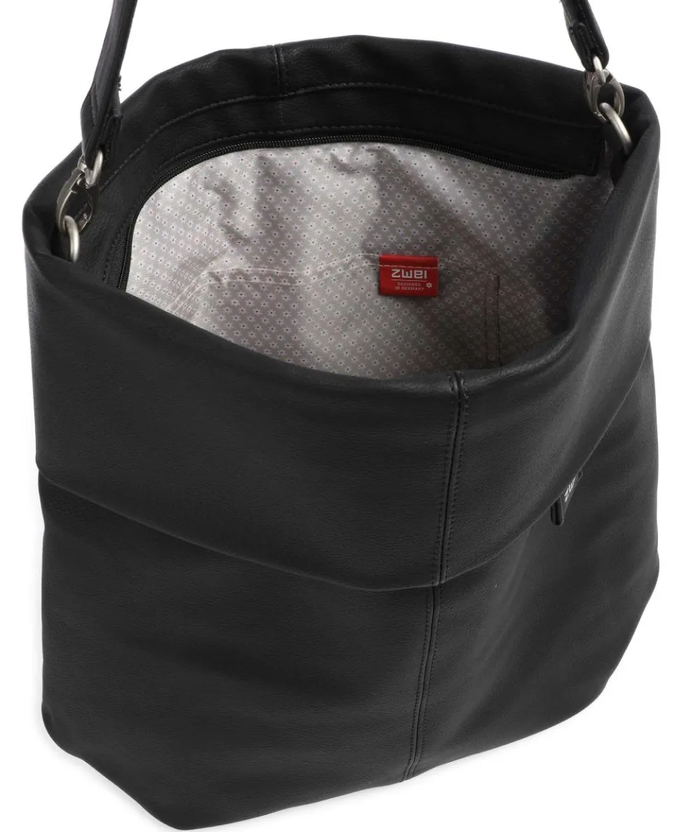 Mademoiselle M140 Beuteltasche Lederimitat schwarz