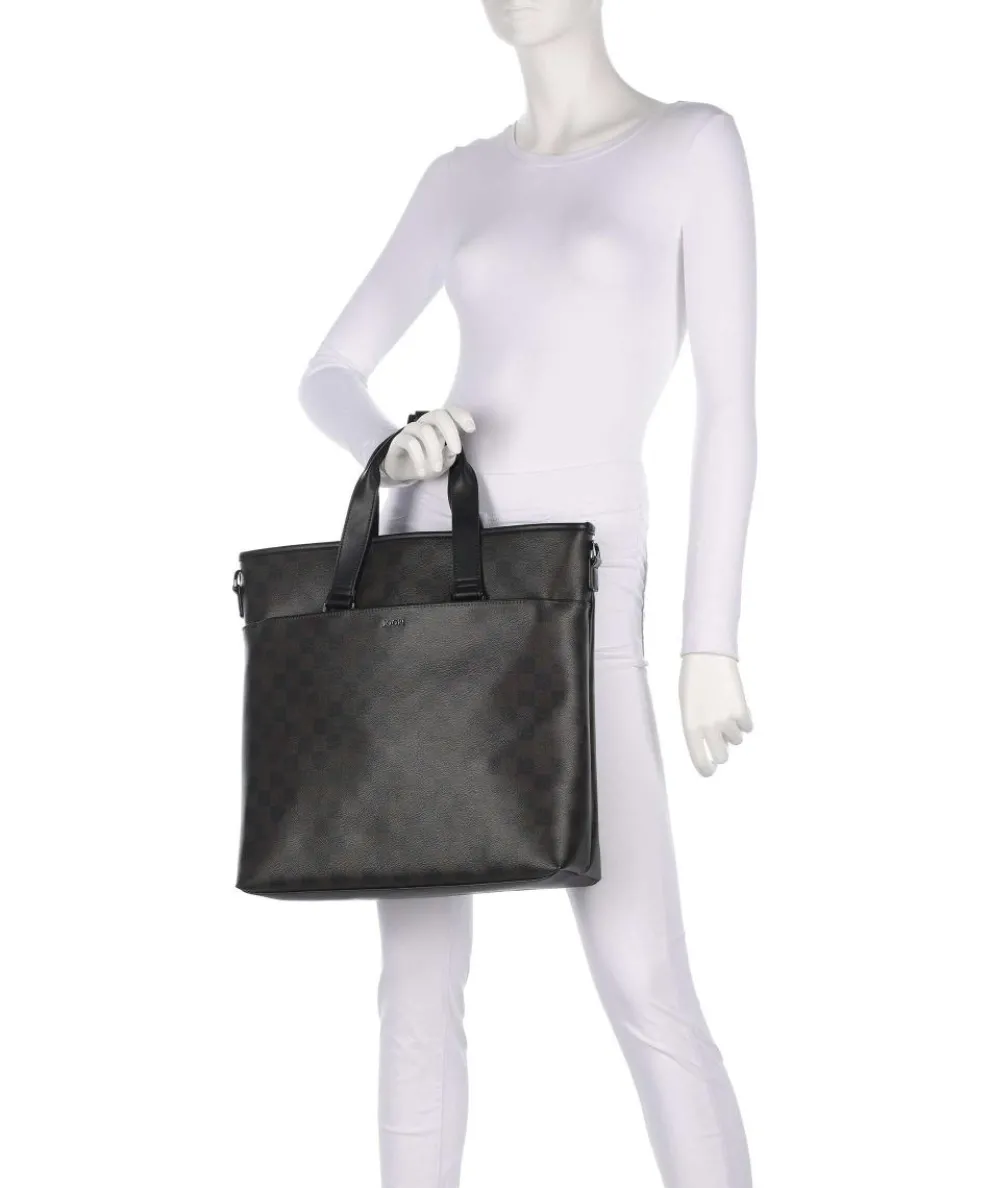 Cortina Piazza Morris Handtasche 14″ Lederimitat dunkelbraun