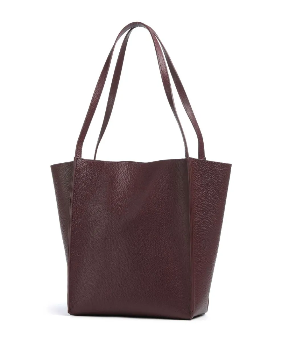 Taala Shopper genarbtes Rindsleder bordeaux