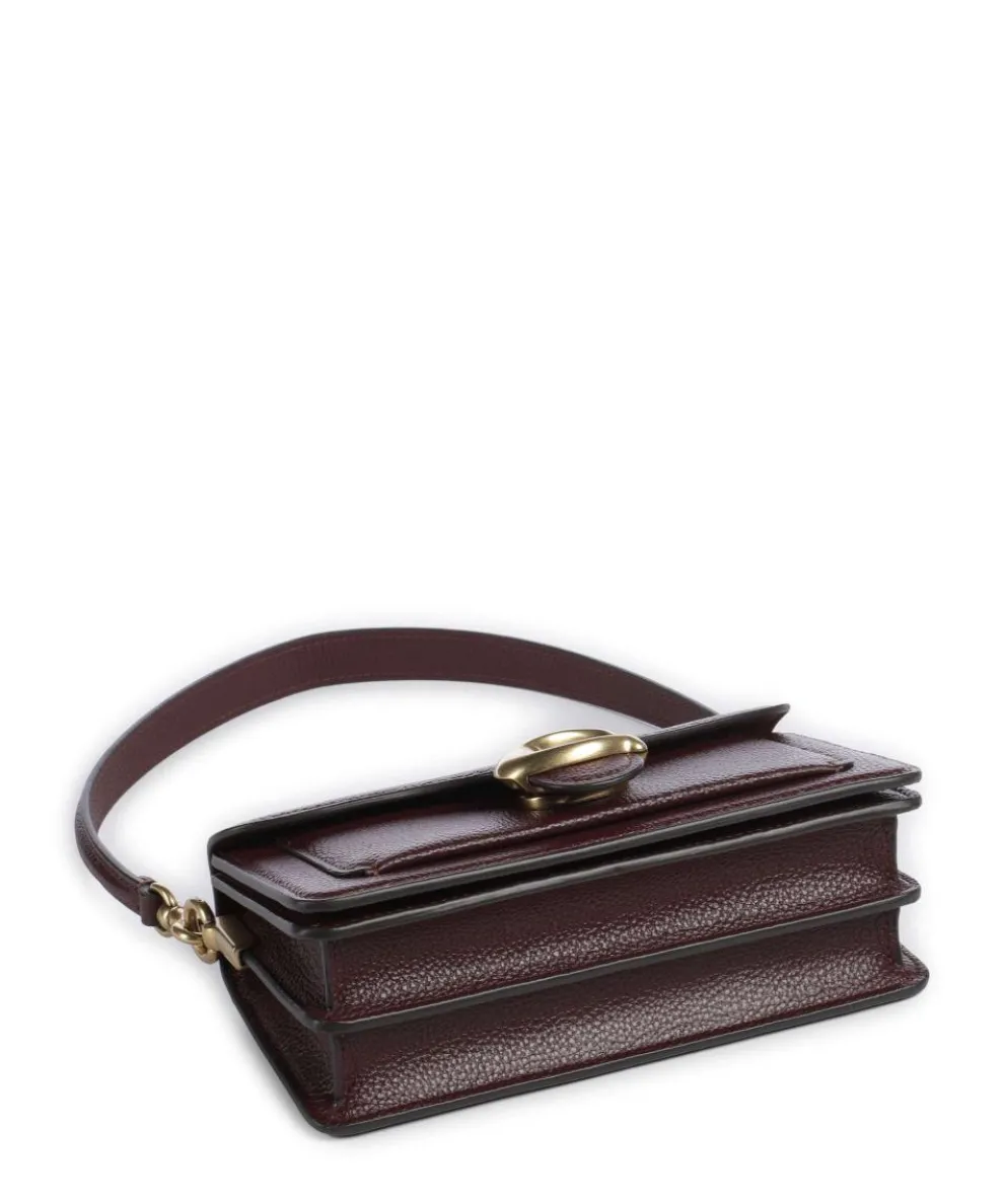 Tabby 20 Schultertasche genarbtes Rindsleder wein