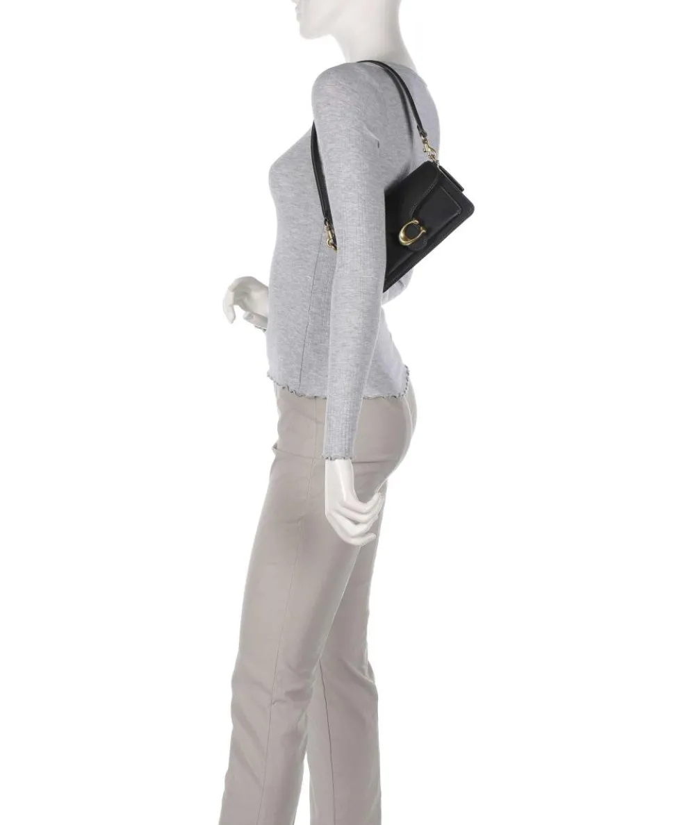 Tabby 20 Schultertasche genarbtes Rindsleder schwarz