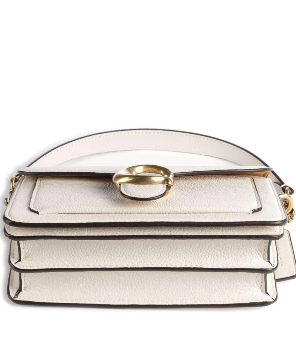 Tabby 20 Umhängetasche genarbtes Leder weiß