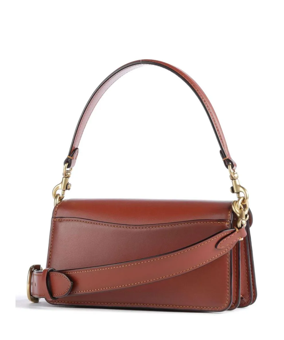 Tabby 20 Umhängetasche genarbtes Leder braun