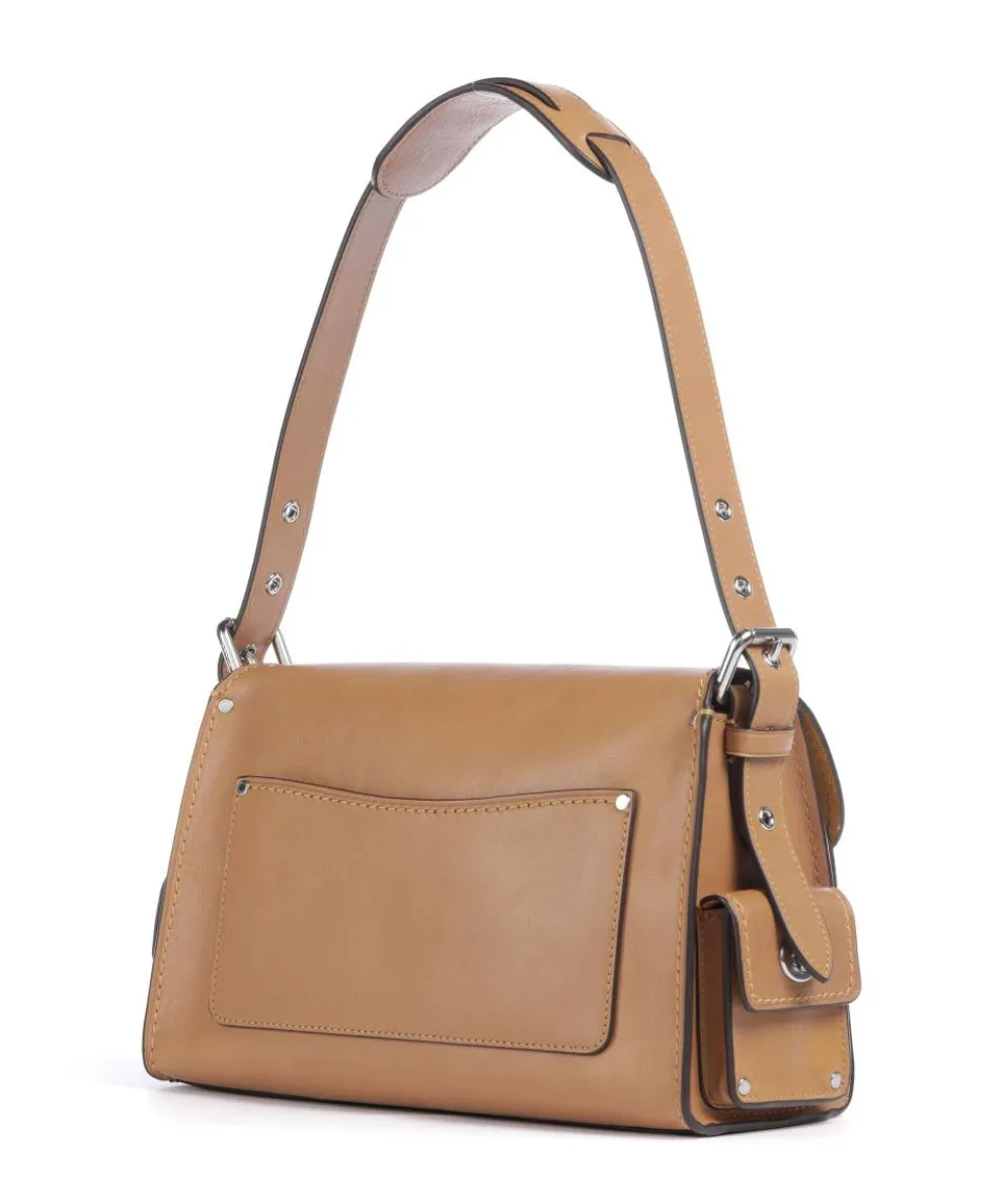 Tabby Cargo Schultertasche fein genarbtes Rindsleder hellbraun