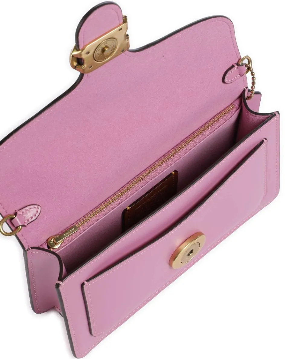 Tabby Chain Umhängetasche fein genarbtes Rindsleder fuchsia