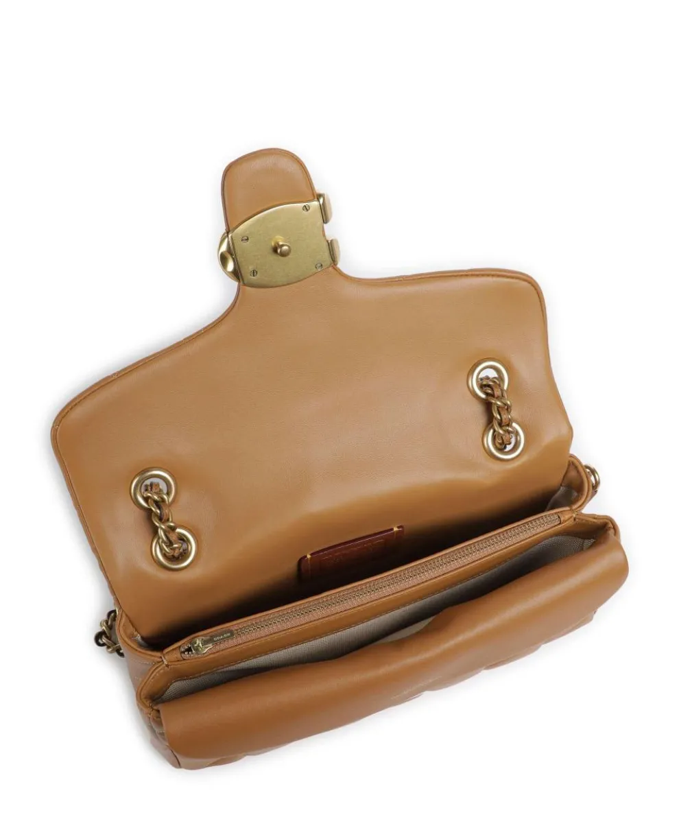 Tabby Quilted 26 Schultertasche Nappaleder braun