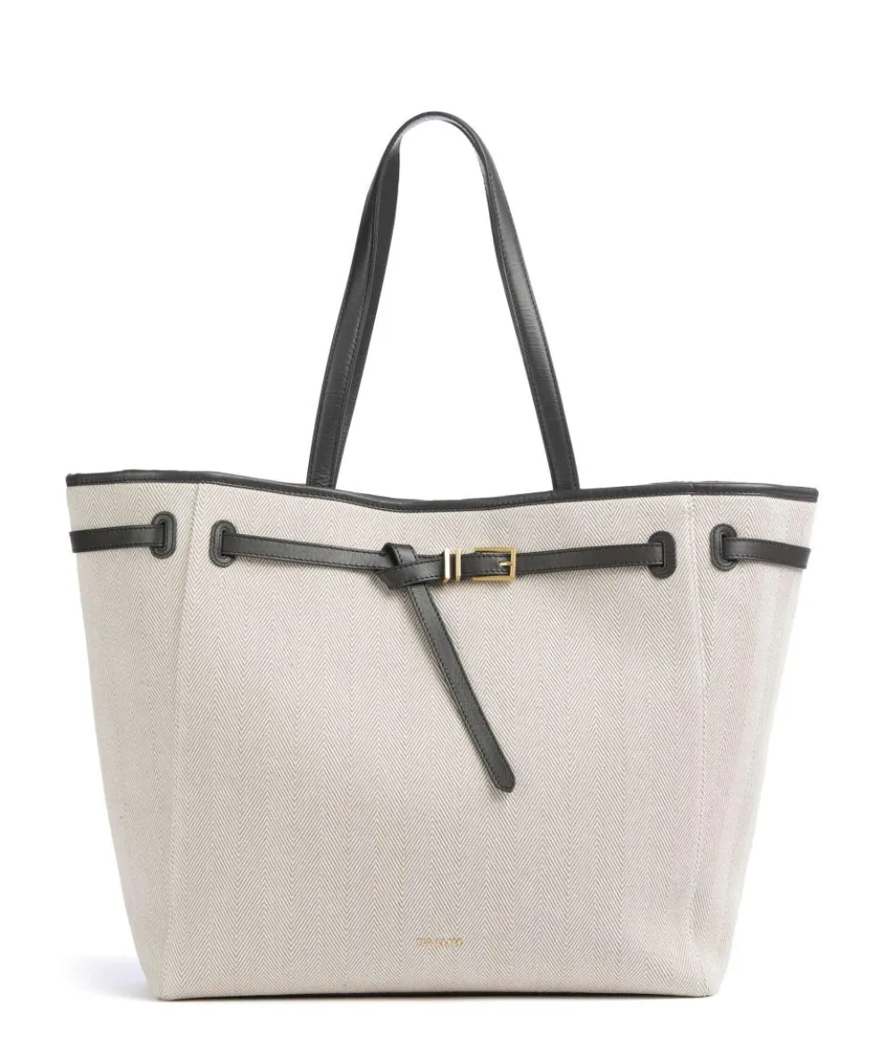 Tafanie Shopper Baumwolle beige/braun