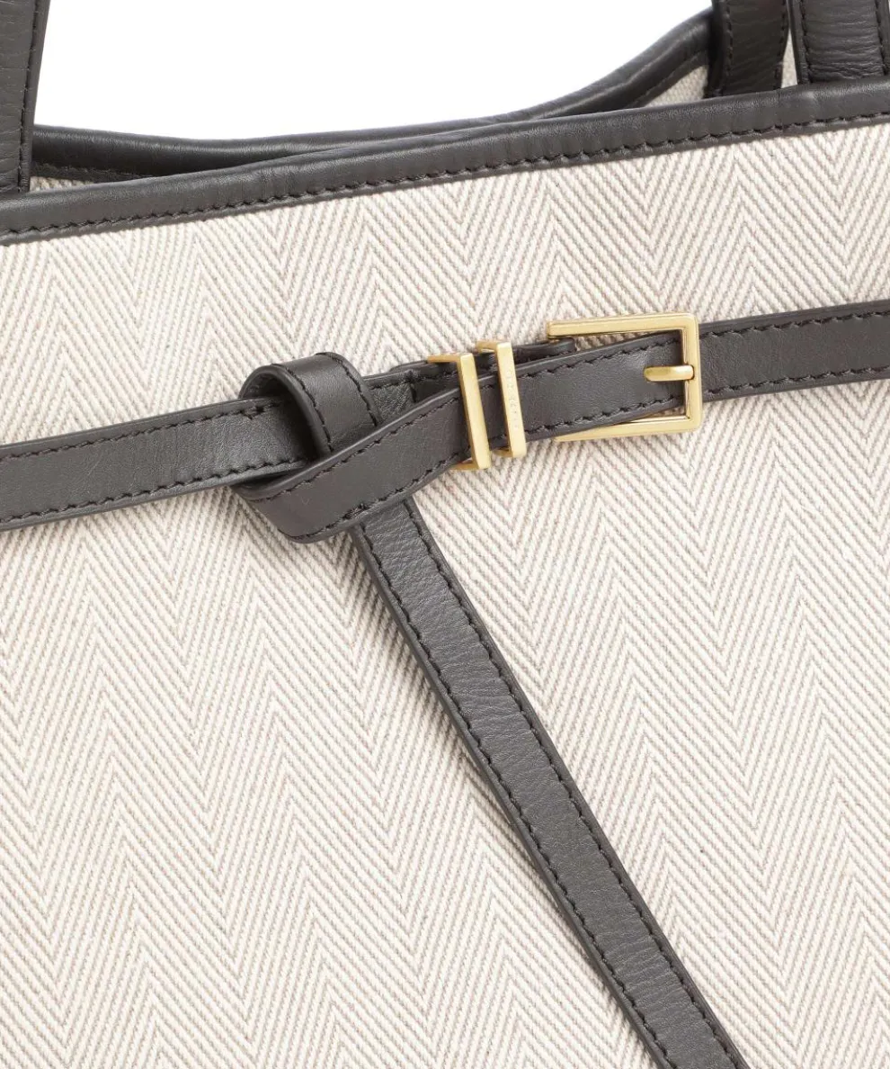 Tafanie Shopper Baumwolle beige/braun