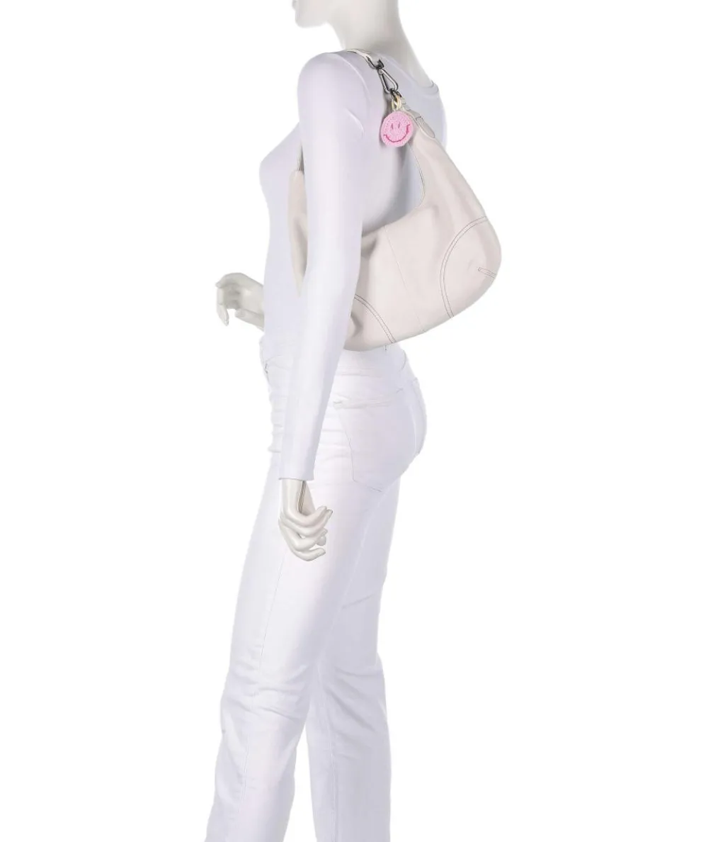 Take A Smile Beuteltasche Schafsleder elfenbein