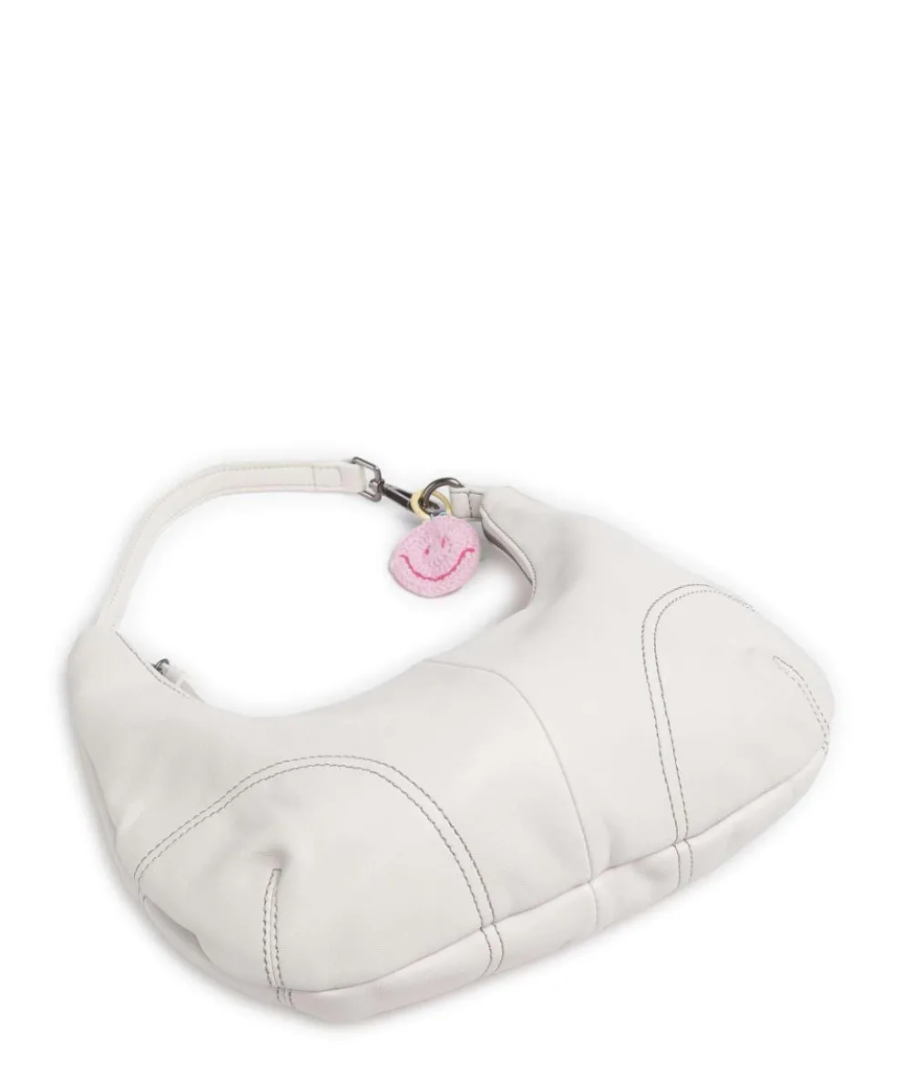 Take A Smile Beuteltasche Schafsleder elfenbein