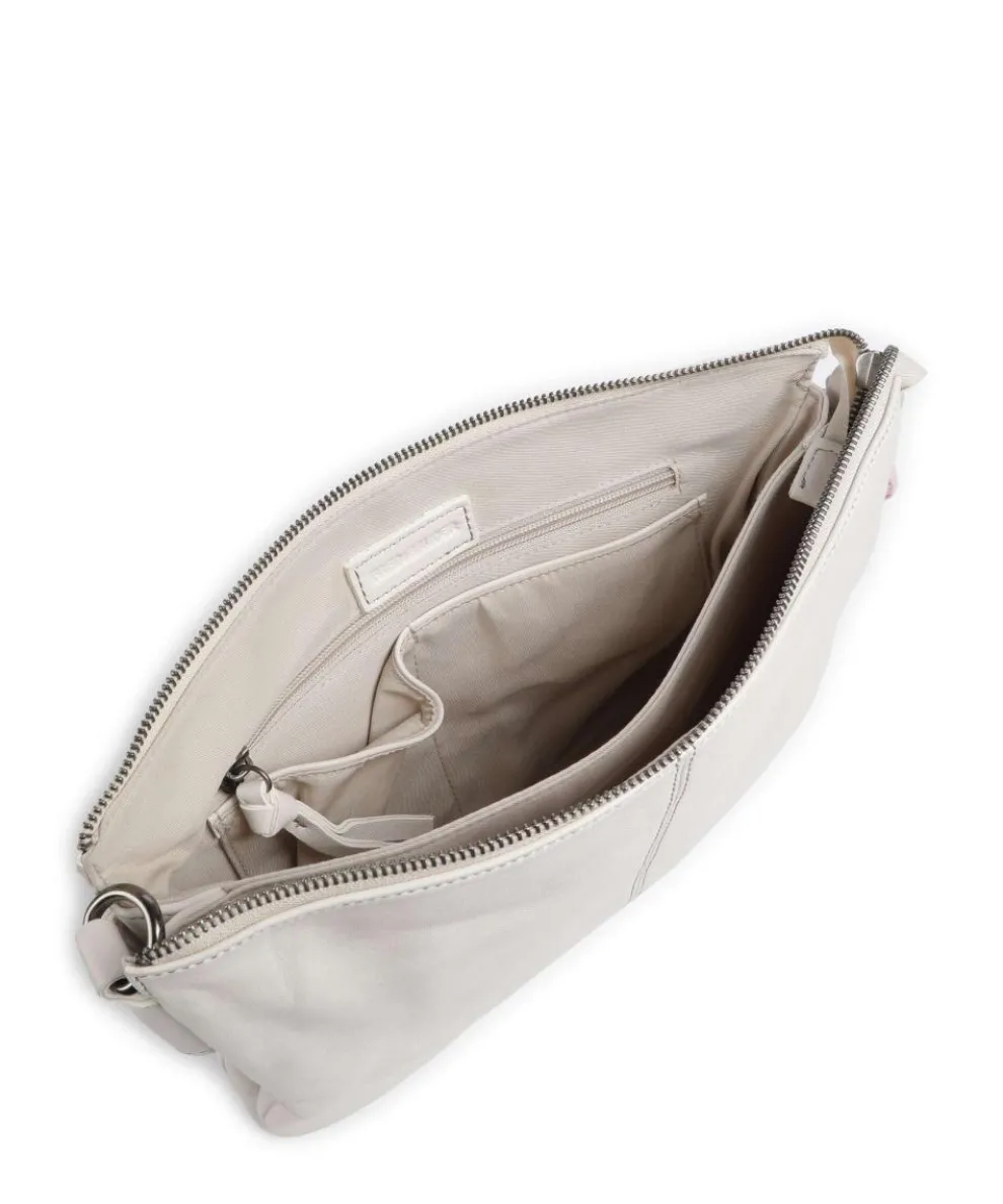 Take A Smile Umhängetasche Schafsleder elfenbein