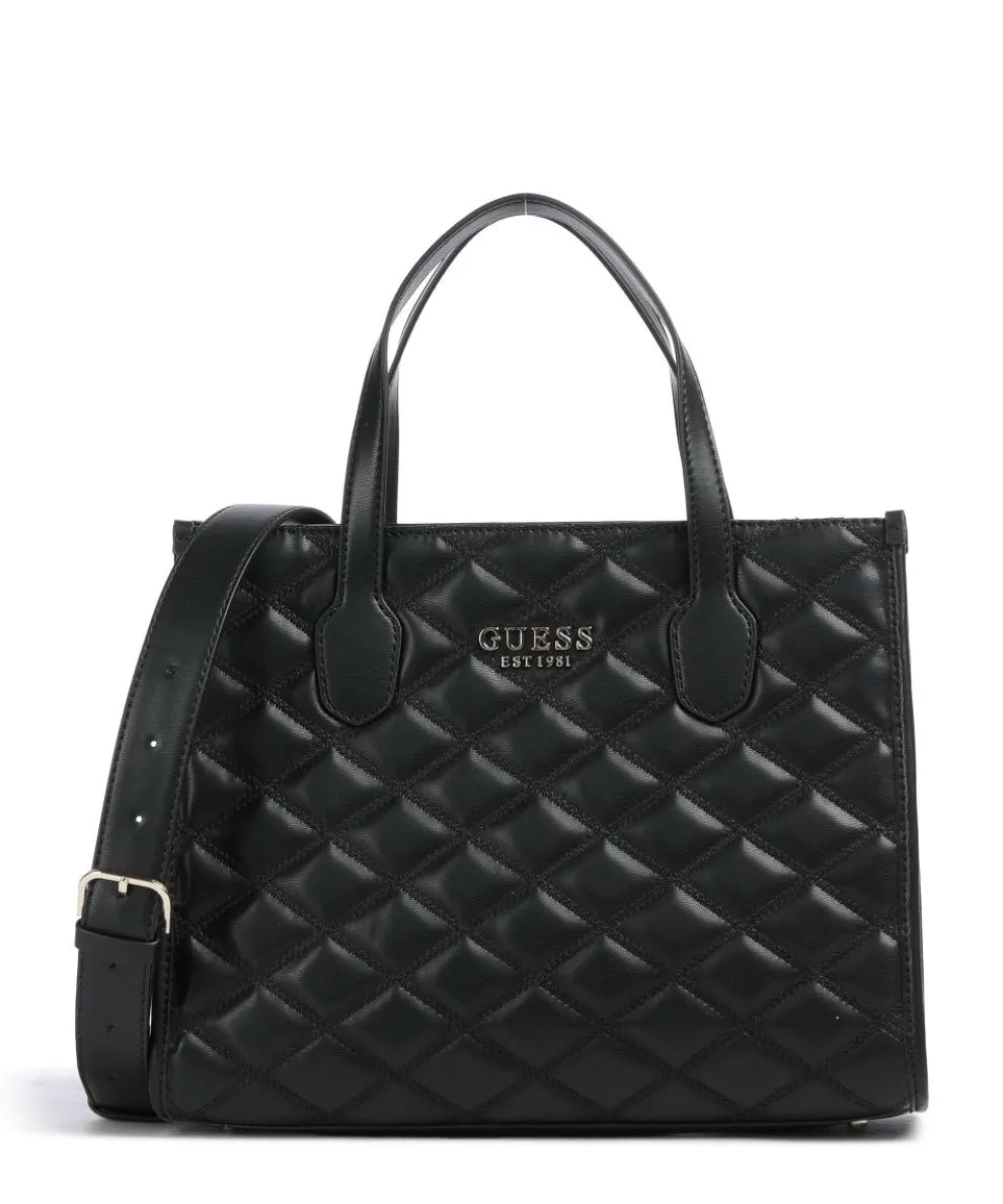 Tamsin Handtasche Lederimitat schwarz