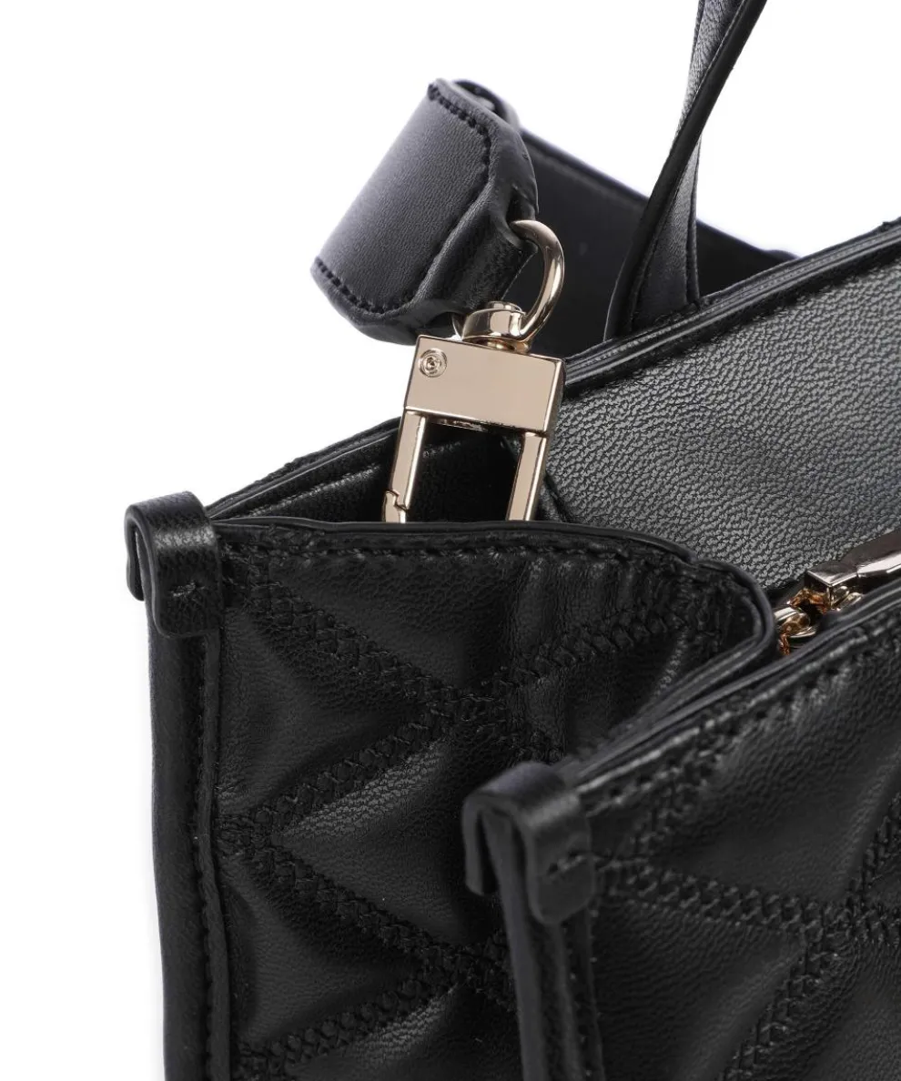Tamsin Handtasche Lederimitat schwarz