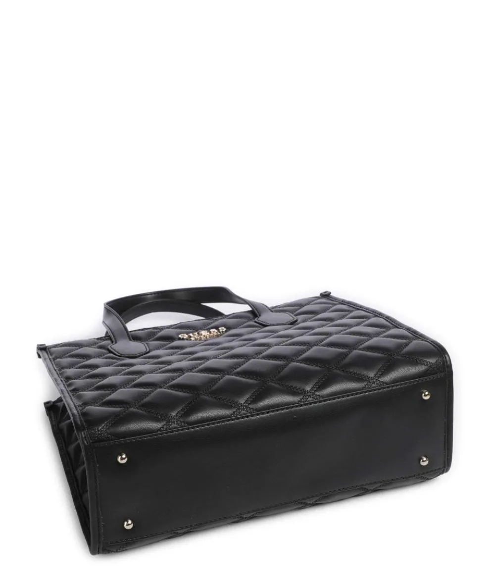 Tamsin Handtasche Lederimitat schwarz