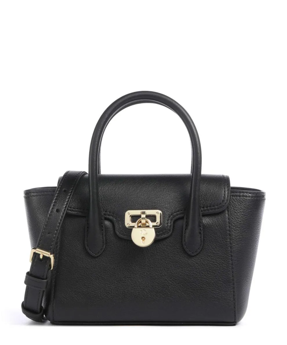 Tanner Small Umhängetasche genarbtes Rindsleder schwarz