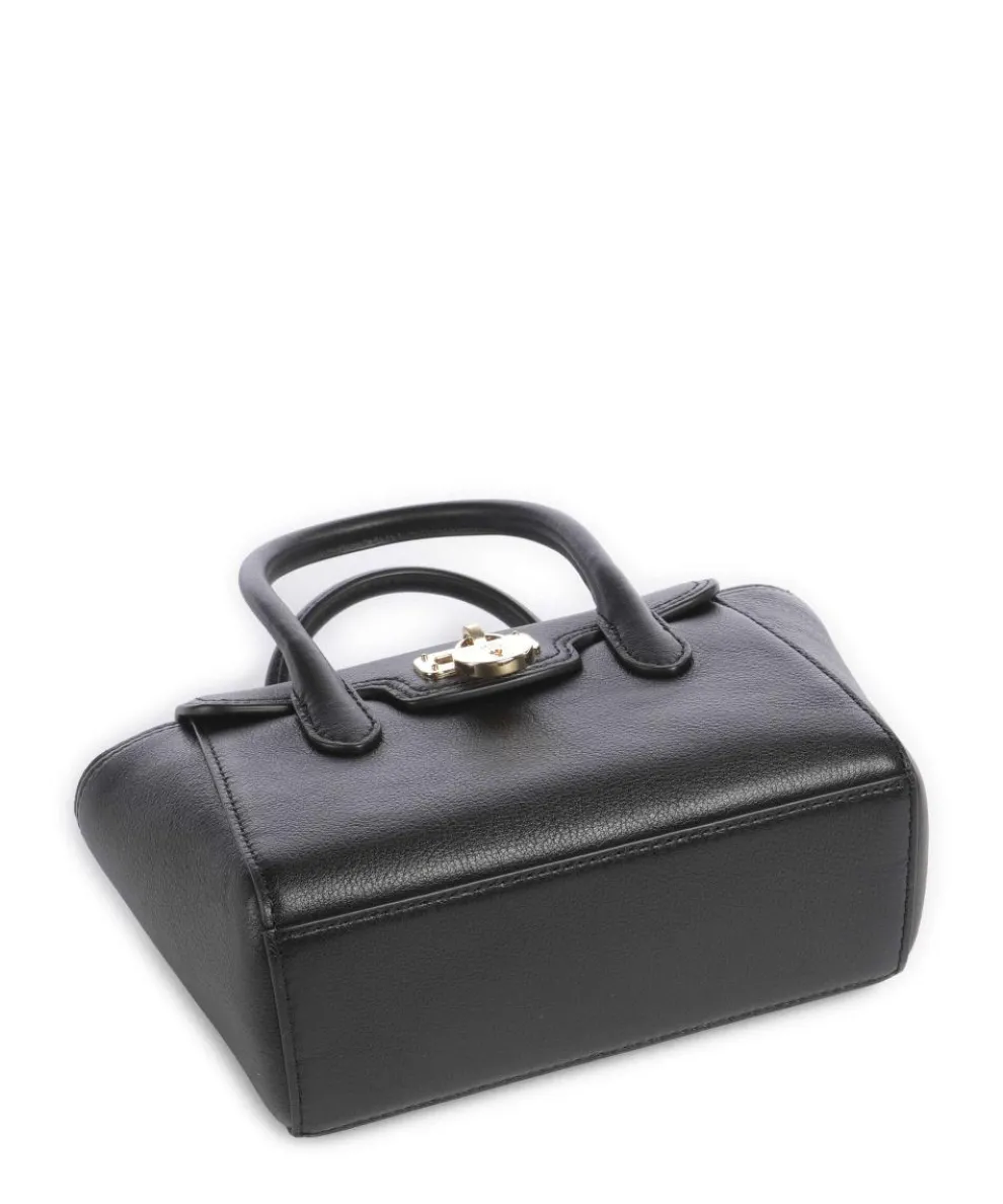 Tanner Small Umhängetasche genarbtes Rindsleder schwarz