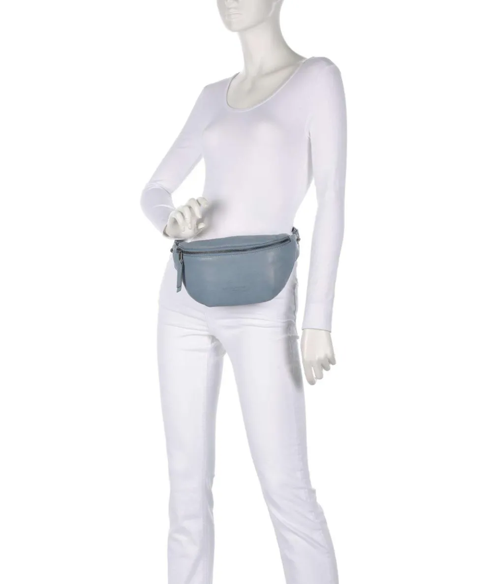 Tavia Sheep Natural Gürteltasche Schafsleder blaugrau