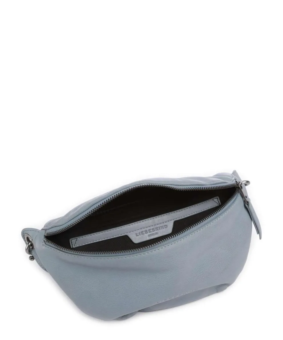 Tavia Sheep Natural Gürteltasche Schafsleder blaugrau