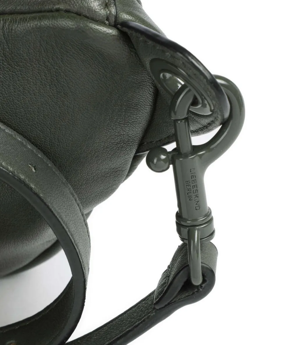 Tavia Sheep Natural Gürteltasche genarbtes Rindsleder dunkelgrün