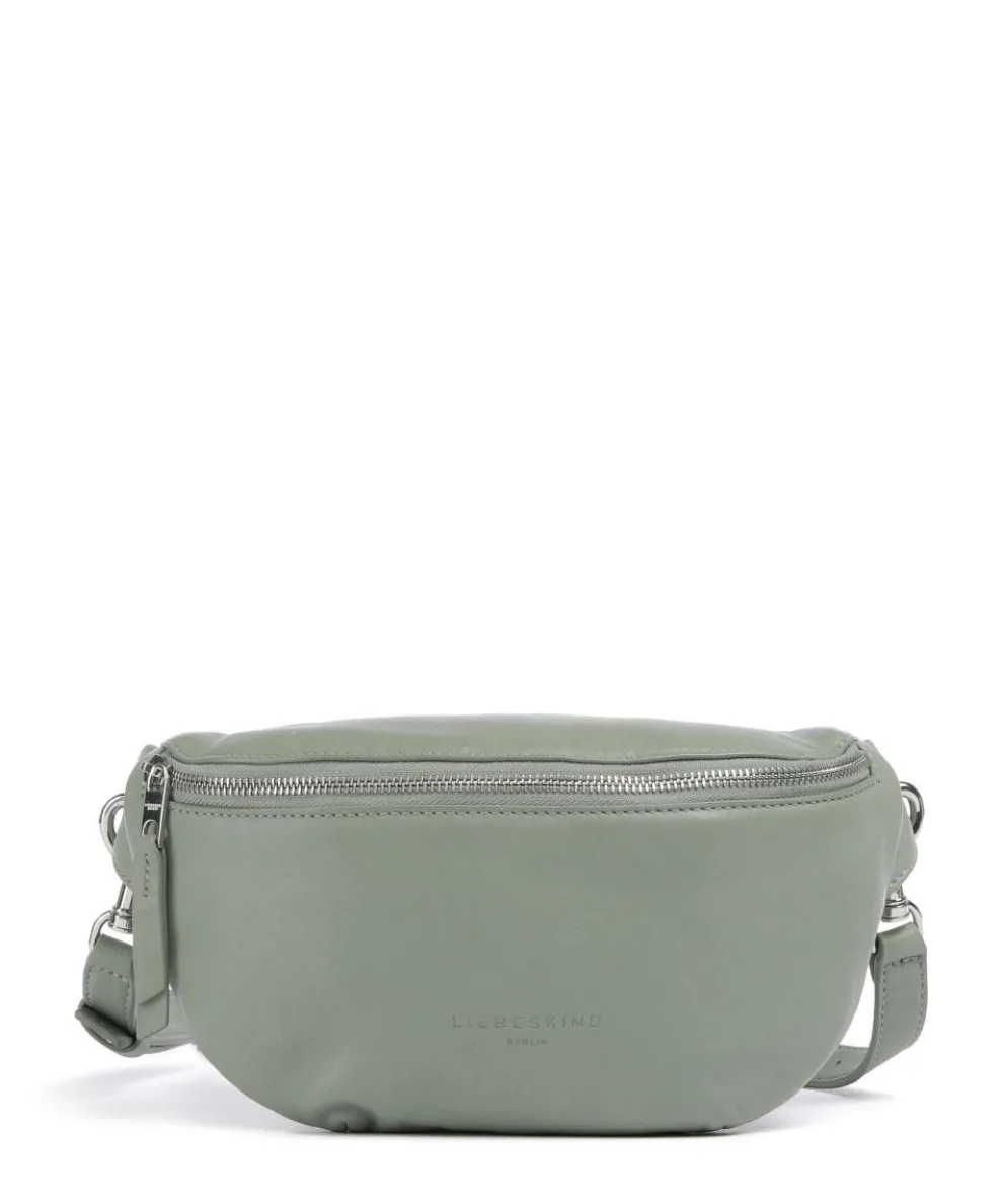 Tavia Sheep Natural Gürteltasche Schafsleder graugrün