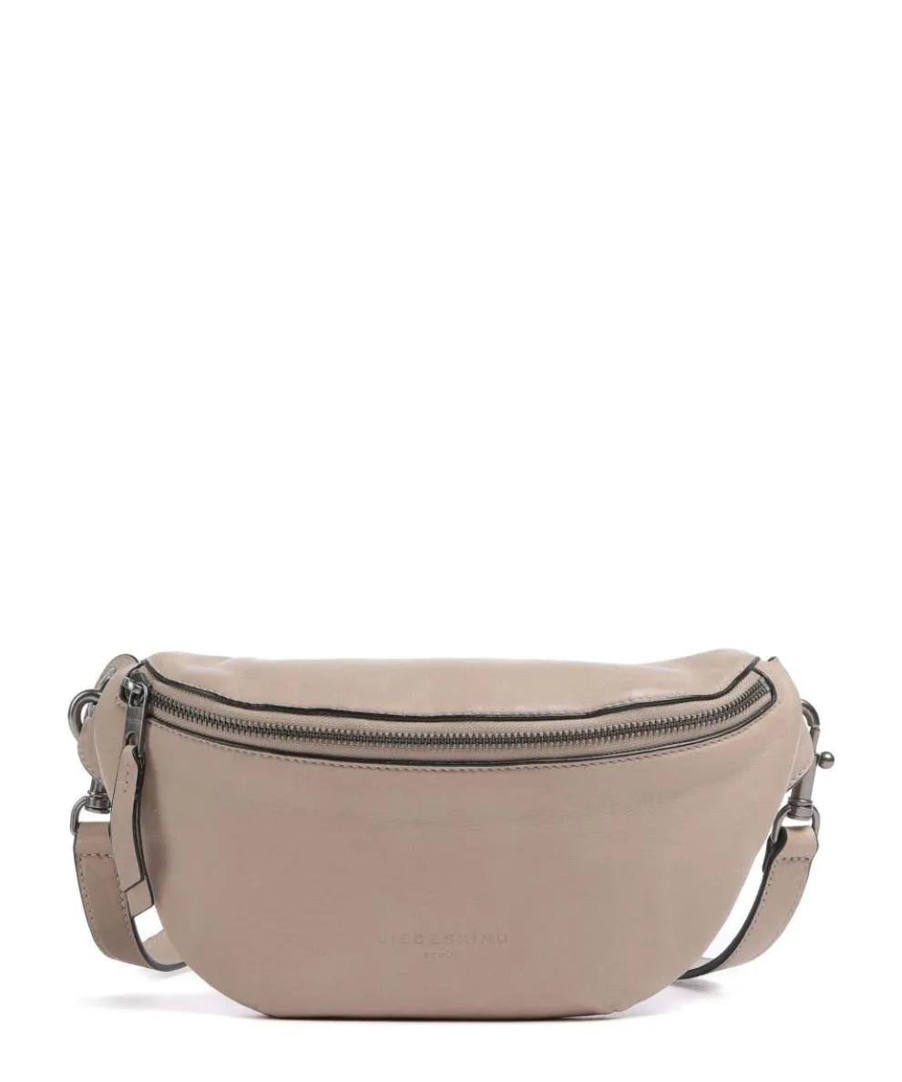 Tavia Sheep Natural Gürteltasche genarbtes Rindsleder beige