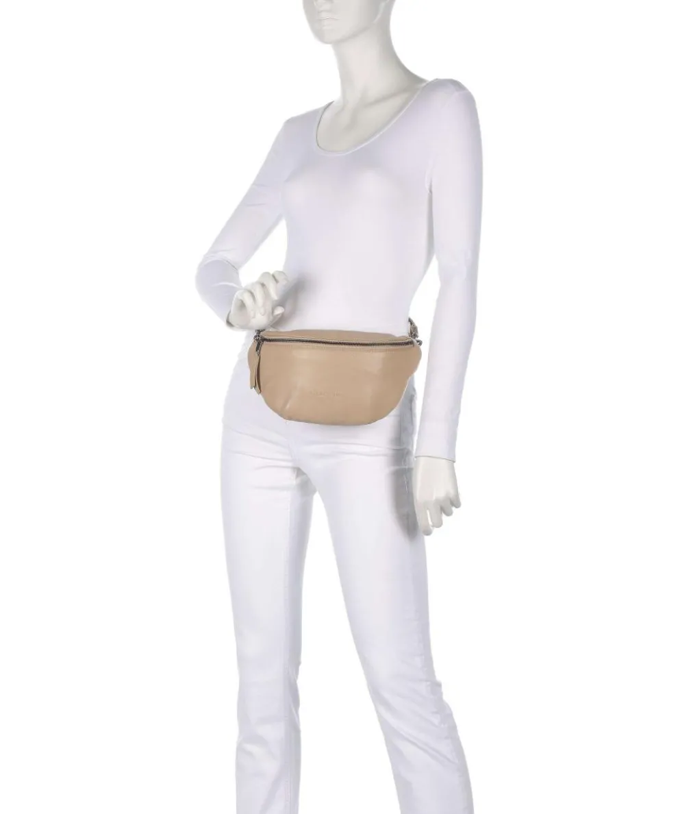 Tavia Sheep Natural Gürteltasche Schafsleder beige